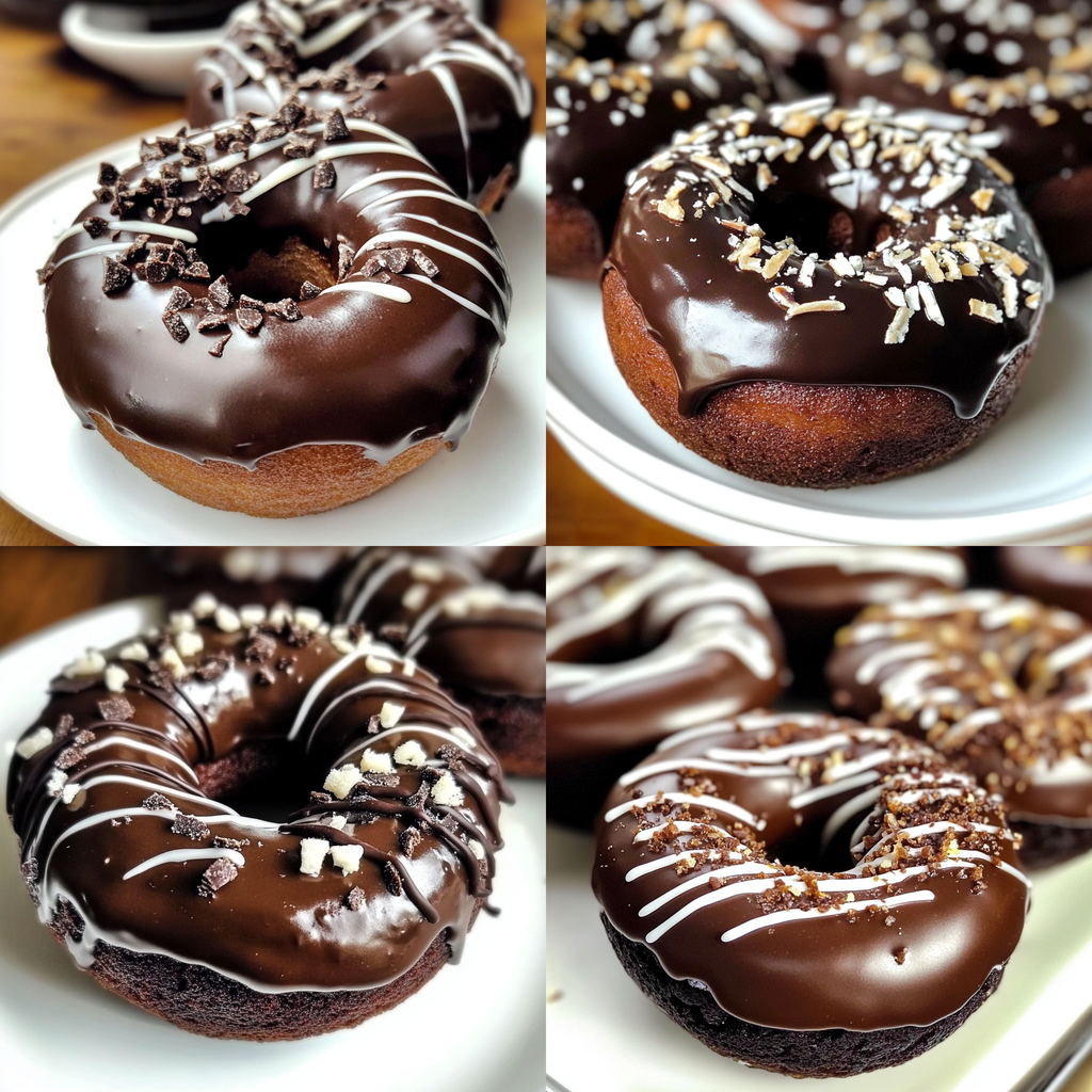 Chocolate Cake Donuts