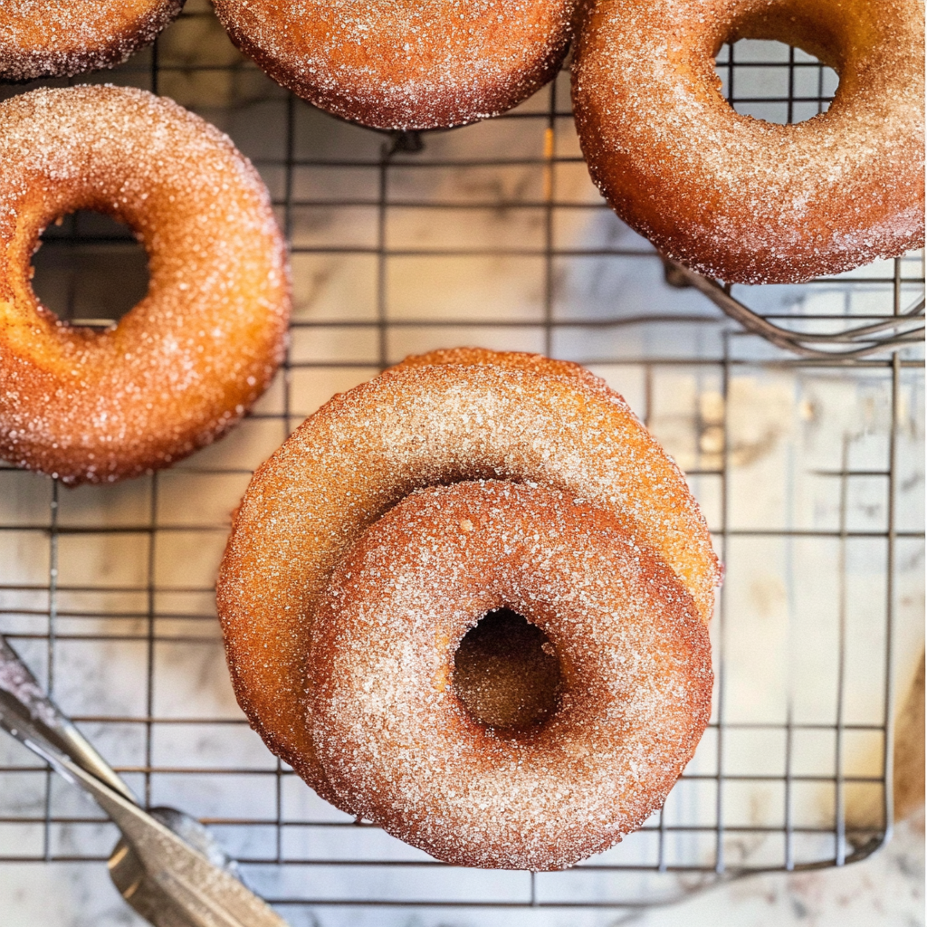 Cinnamon Sugar Baked Donuts