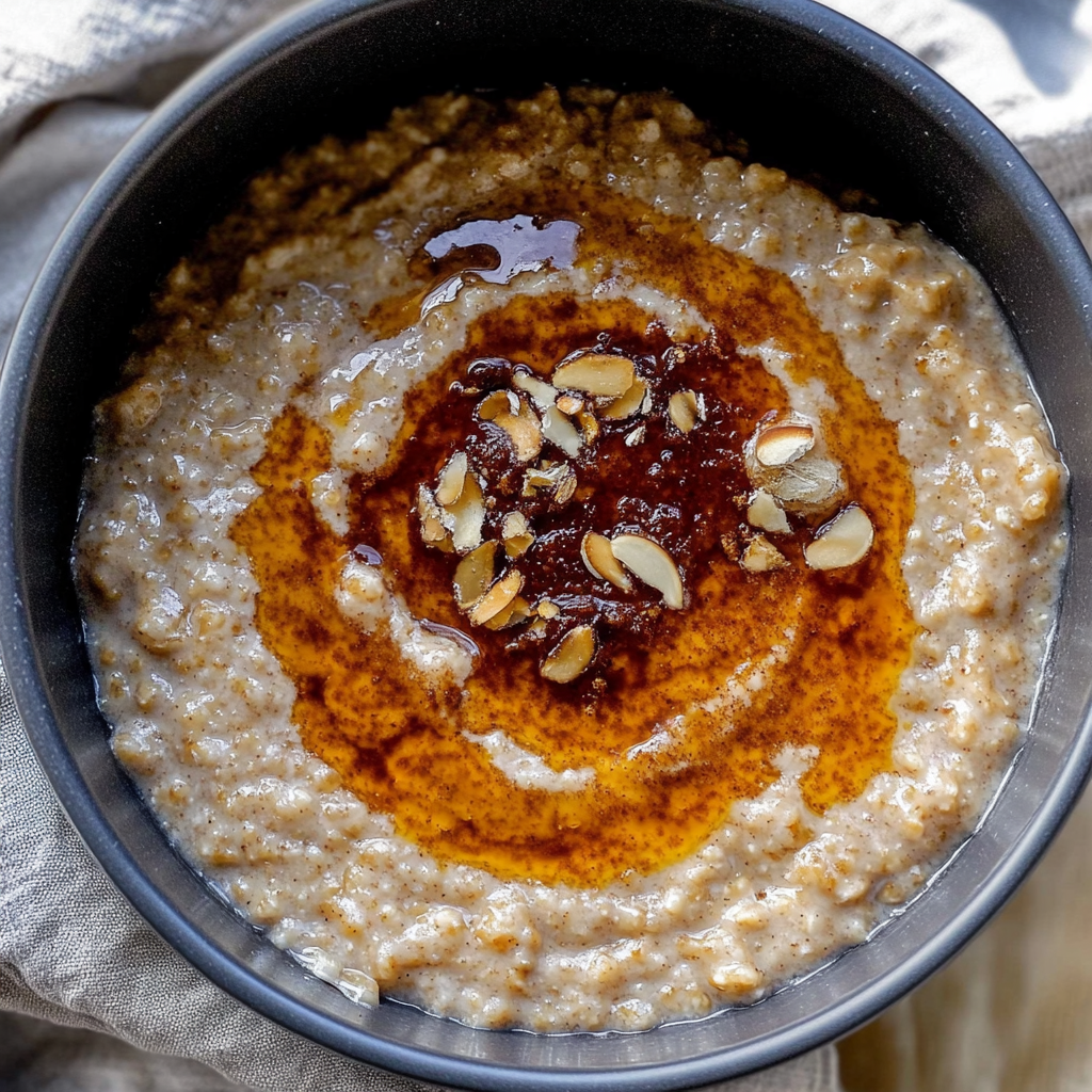 Cinnamon Toasted Pumpkin Pie Oatmeal.