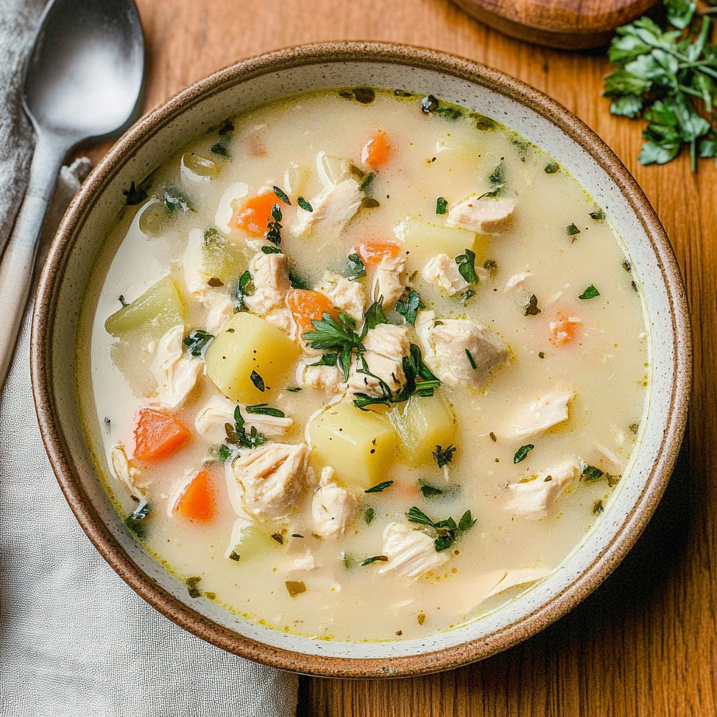 Creamy Chicken Potato Soup