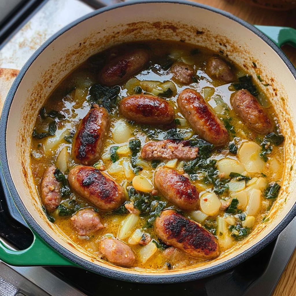 Creamy Leek and Sausage Stew