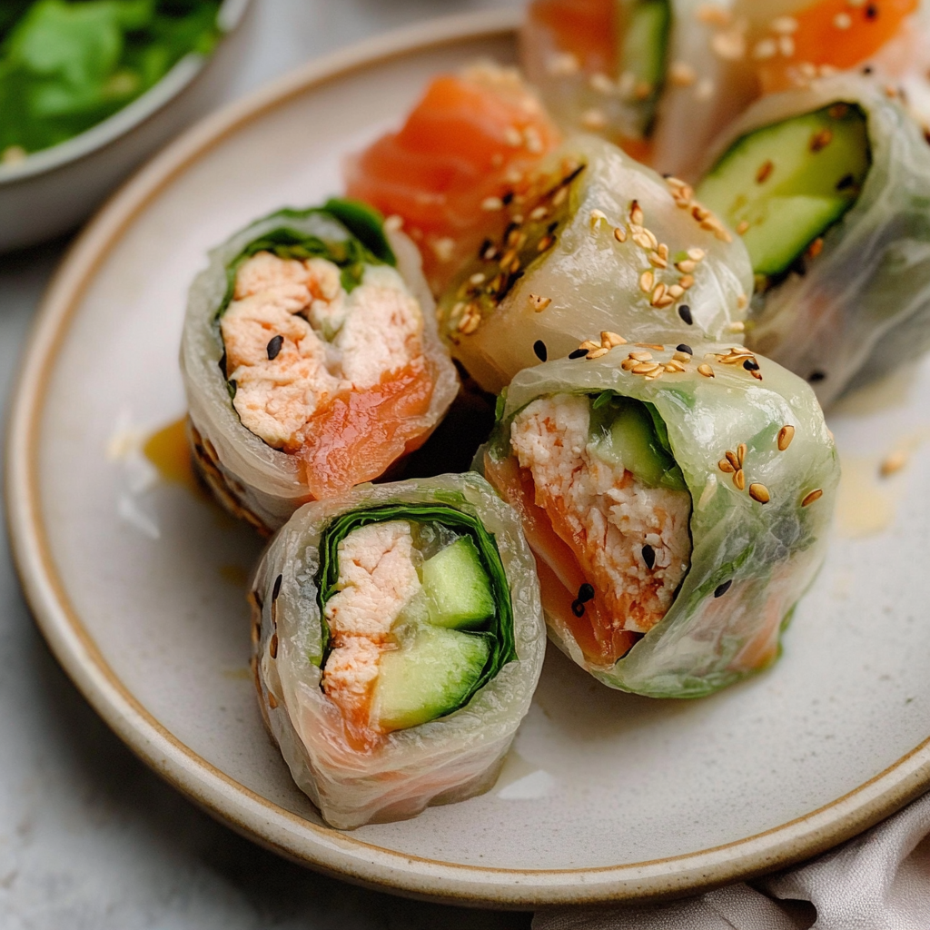 Firecracker Salmon Rolls