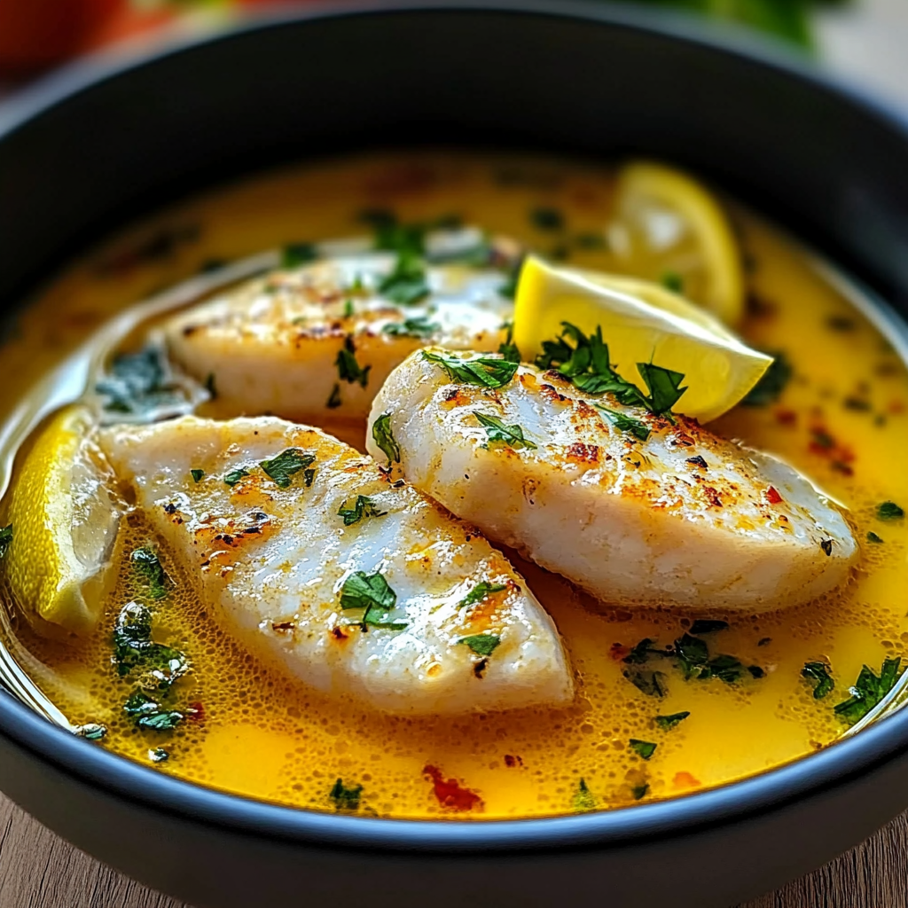 Lemon Fish Soup Recipe