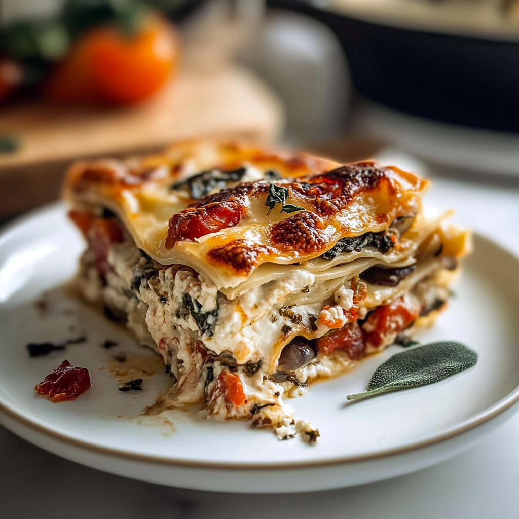 Loaded Veggie White Lasagna