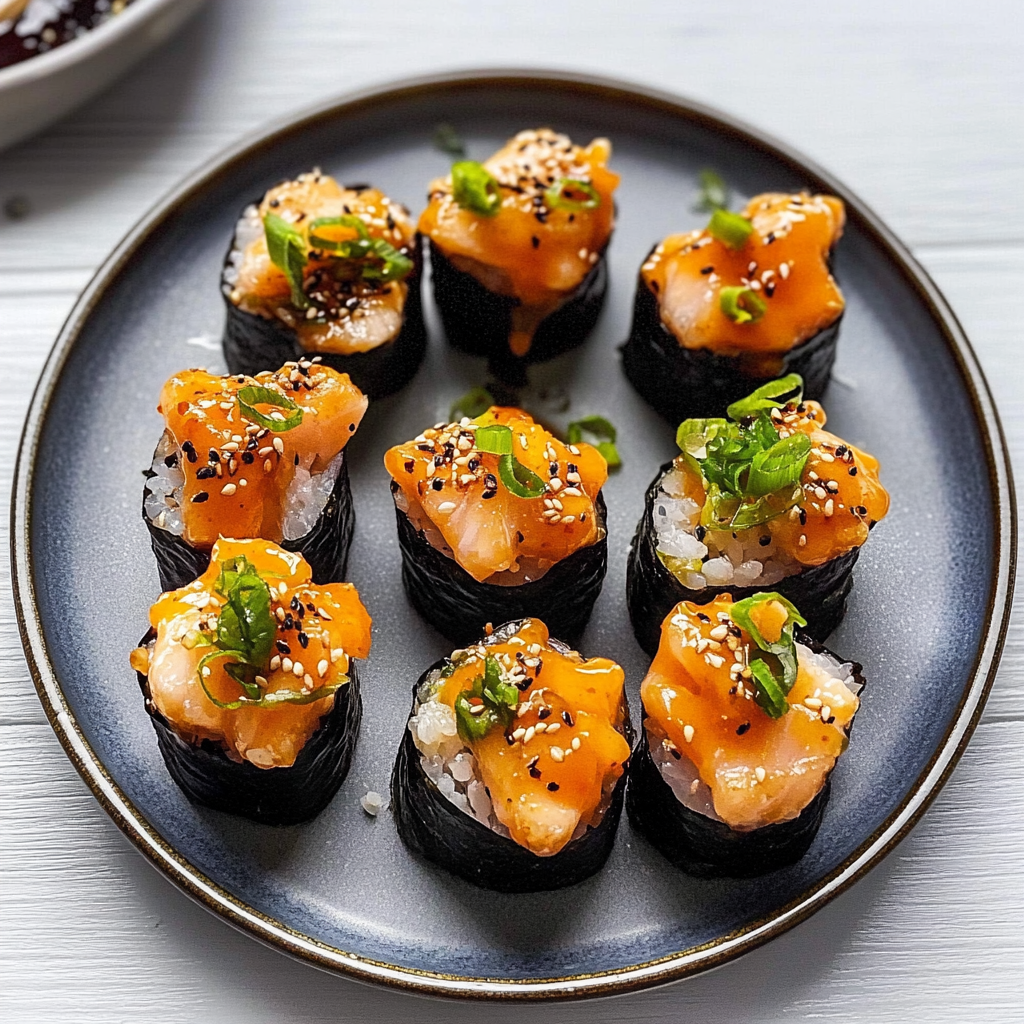 Oven-Baked Salmon Sushi Bites