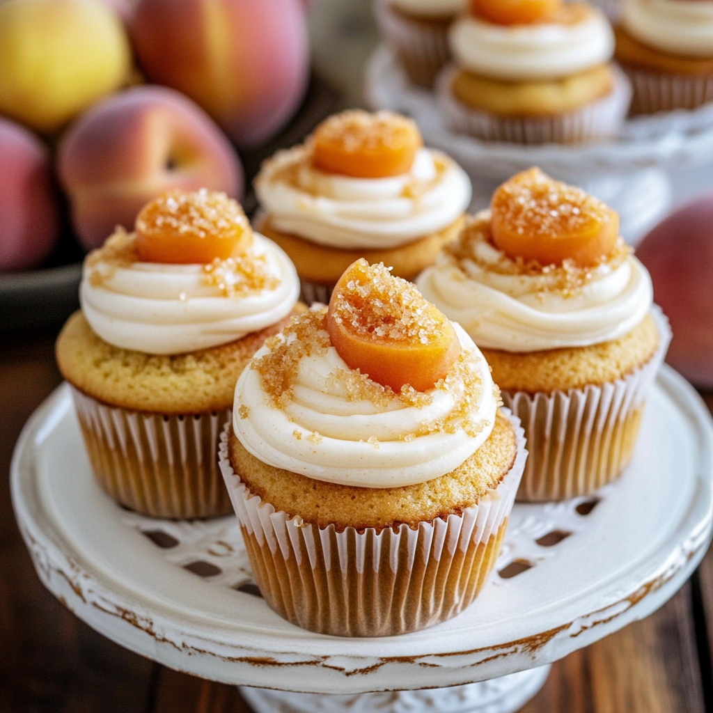 Peach Cupcakes