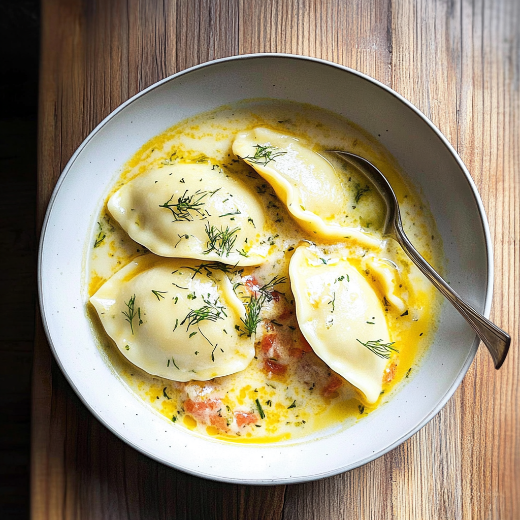 Pierogi Dill Soup