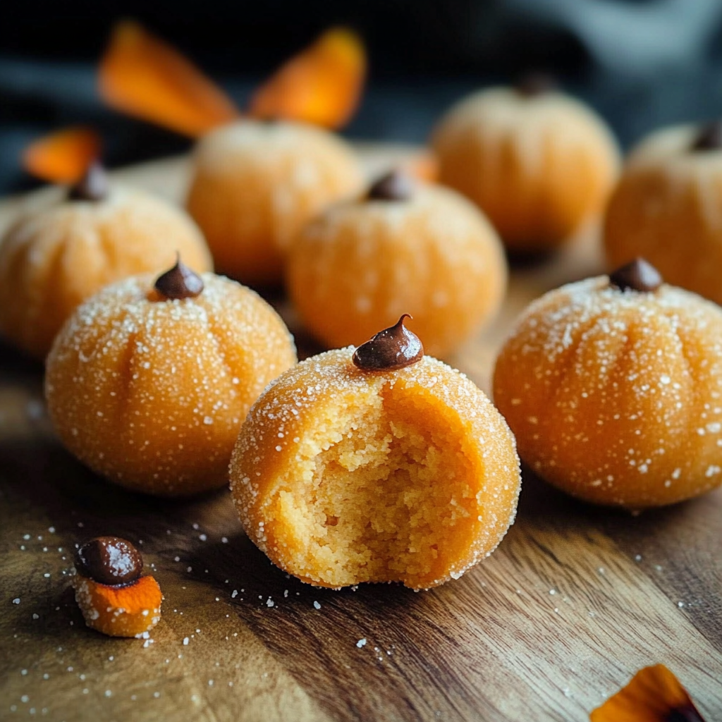 Pumpkin Cheesecake Truffles