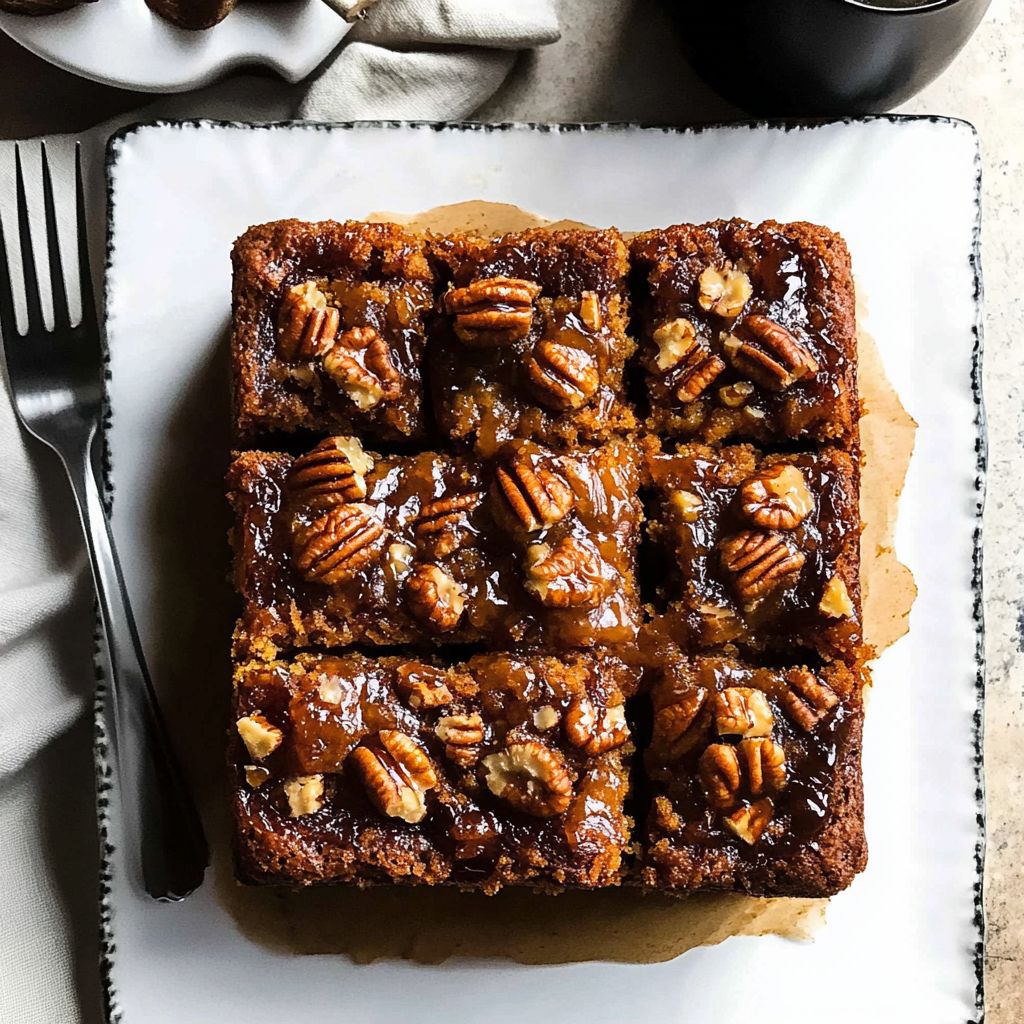 Pumpkin Pecan Upside Down Cake