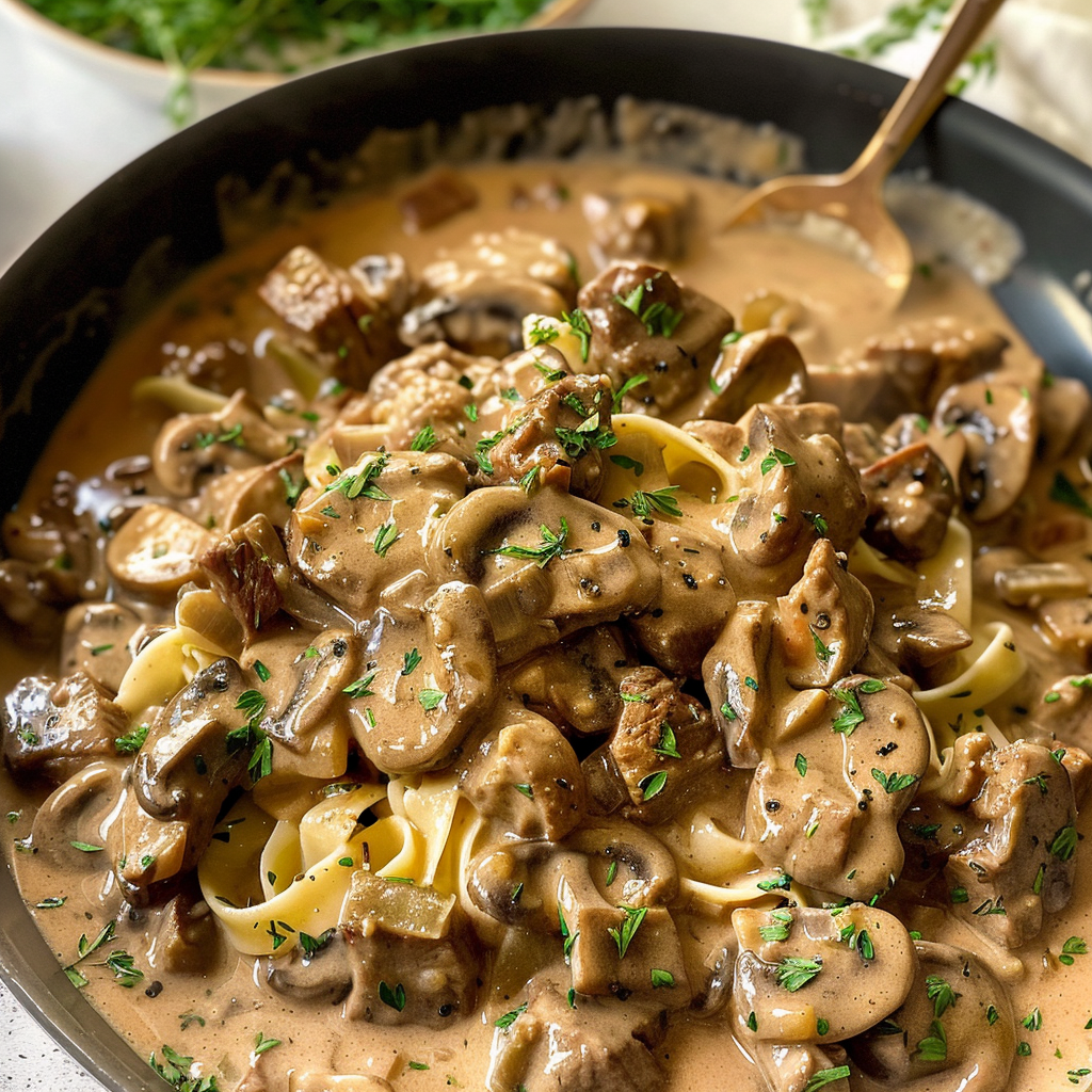 Beef Stroganoff