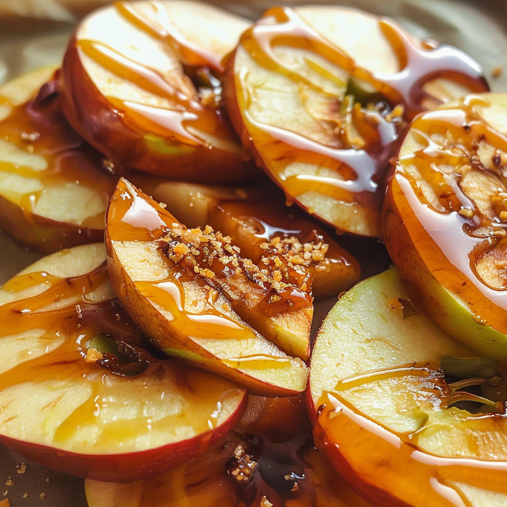 Caramel Apple Slices