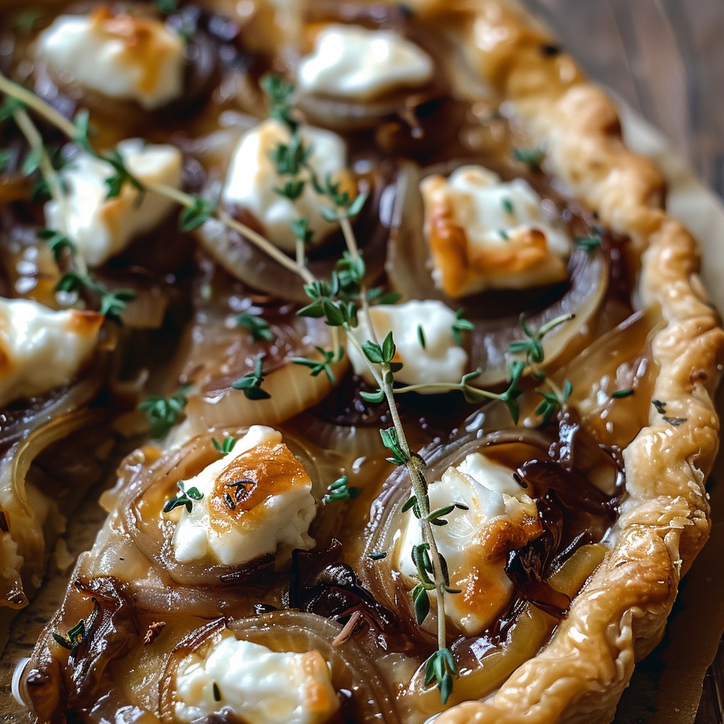 Caramelized Onion and Goat Cheese Tart