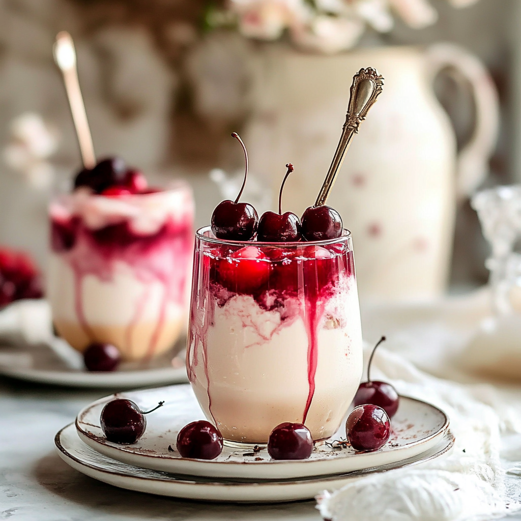 Cherry Earl Grey Milk Tea