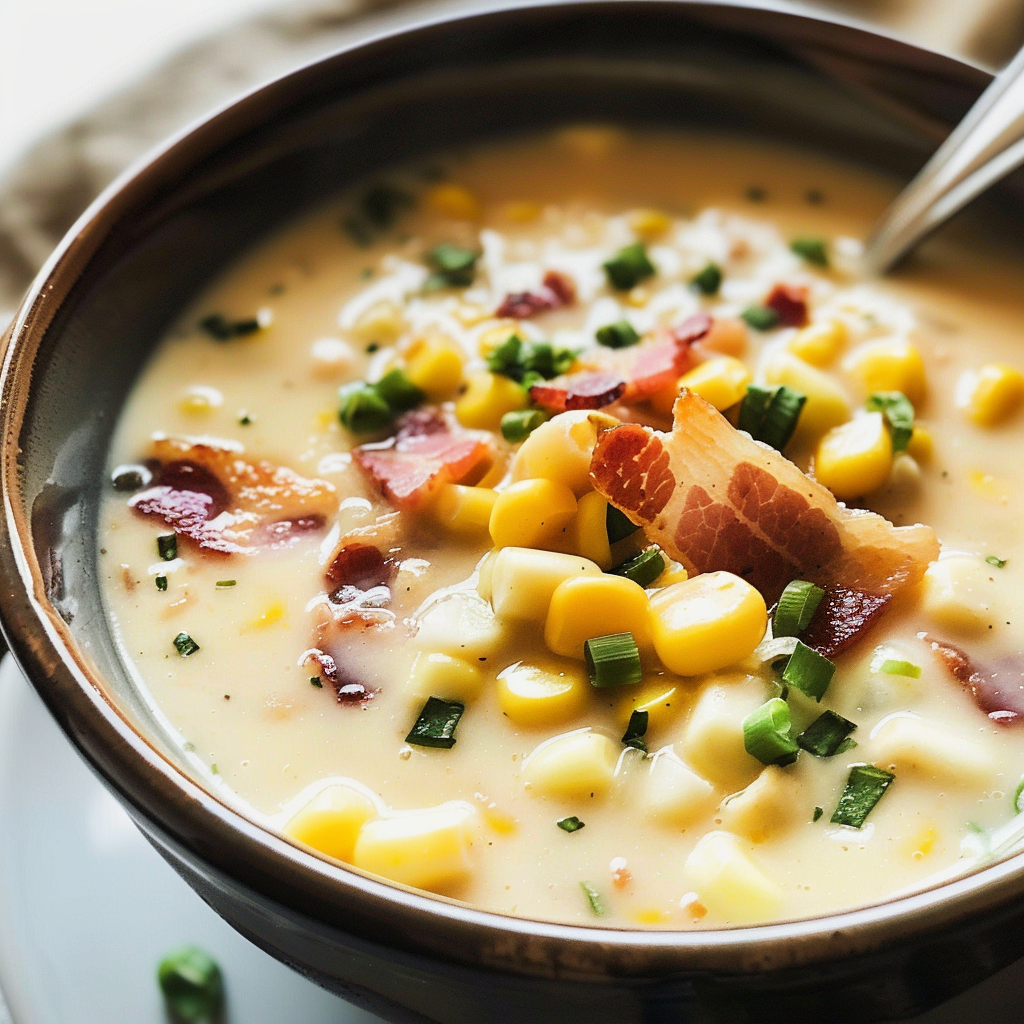 Corn Chowder with Bacon