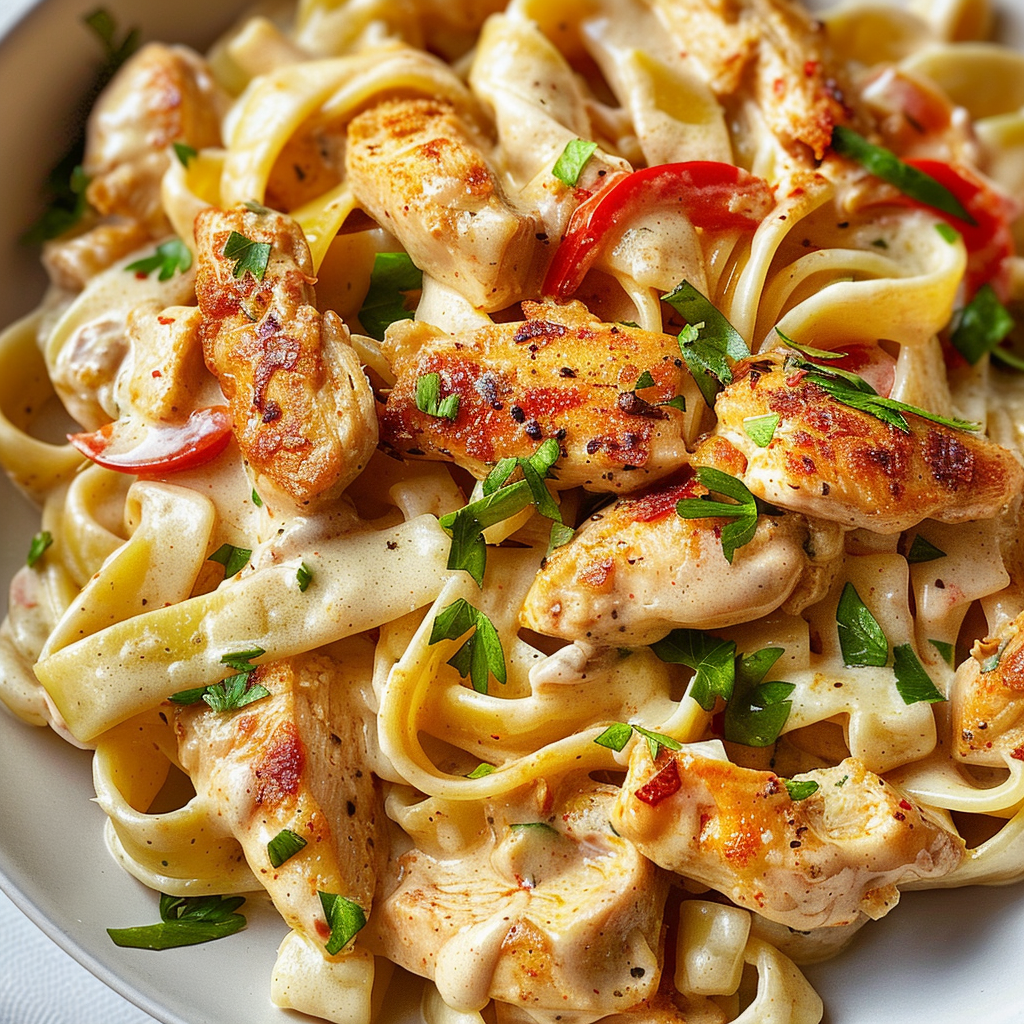 Creamy Cajun-Style Chicken Pasta