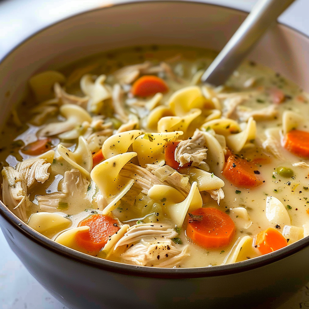 Creamy Chicken Noodle Soup