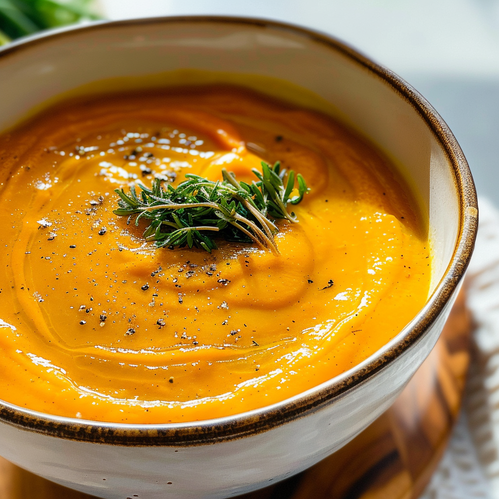 Creamy Roasted Carrot Soup