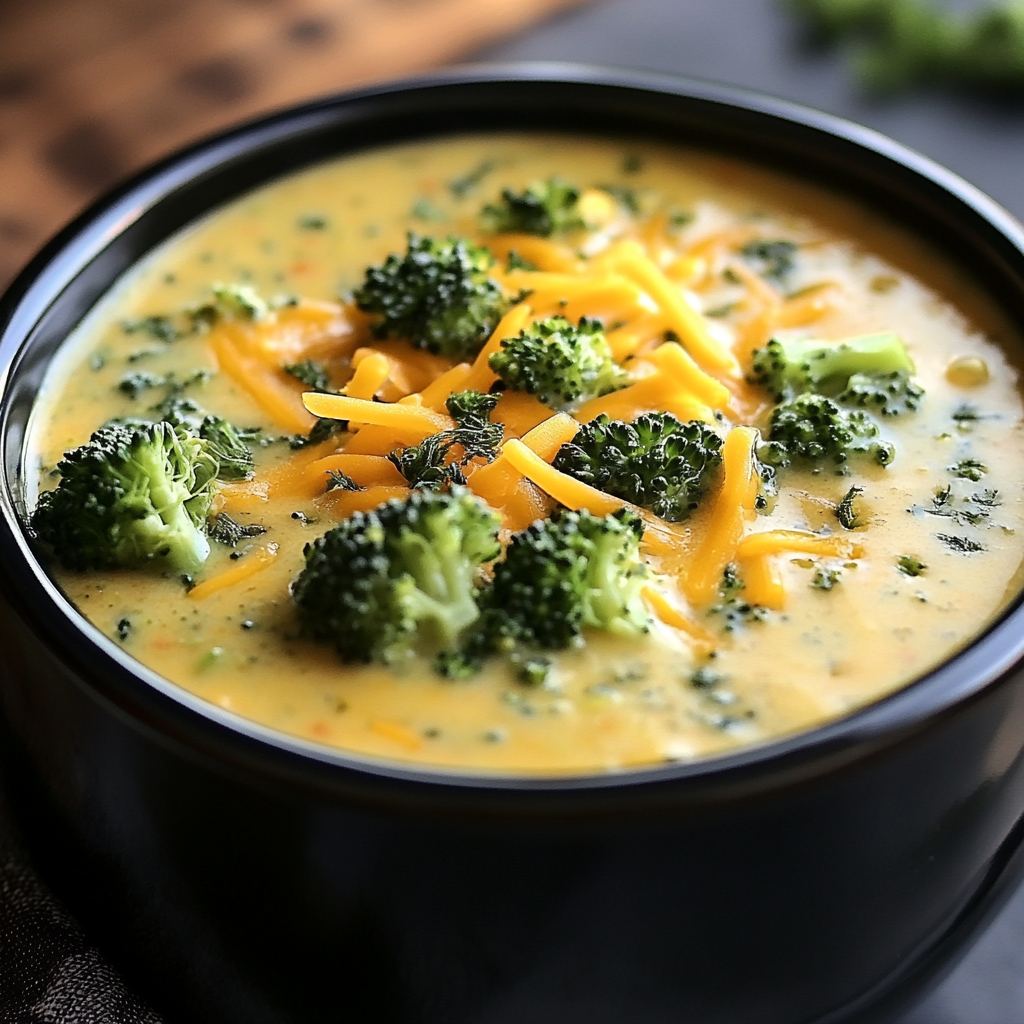 Crockpot Broccoli Cheddar Soup