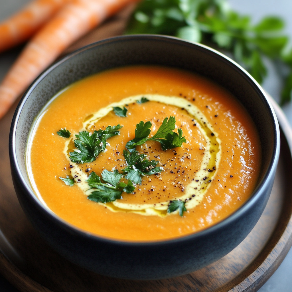 Crockpot Carrot Ginger Soup