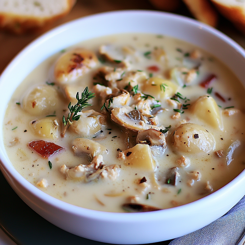 Crockpot Clam Chowder