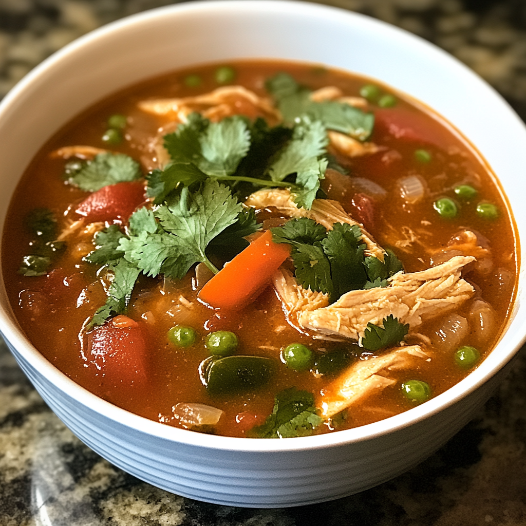 Crockpot Thai Chicken Soup