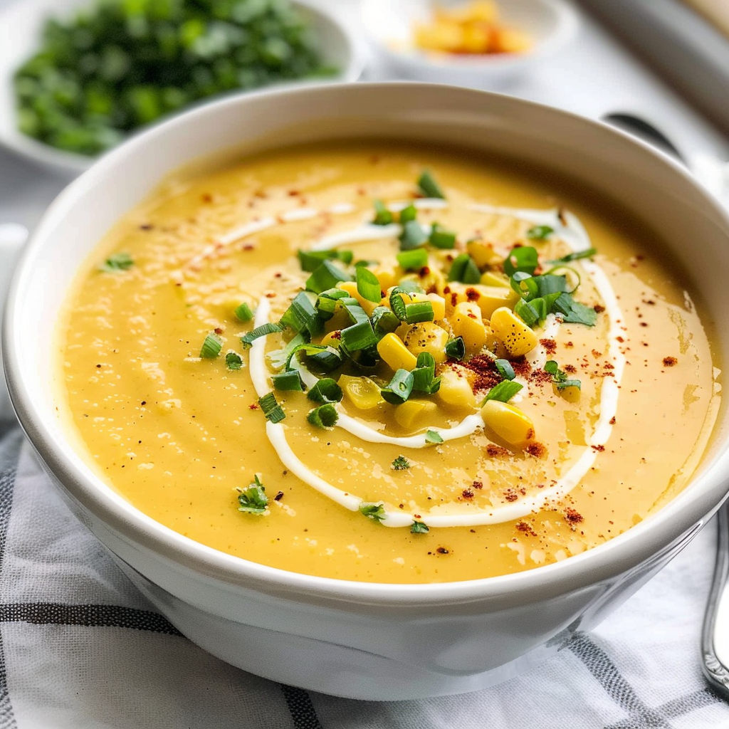 Curried Cream of Corn Soup