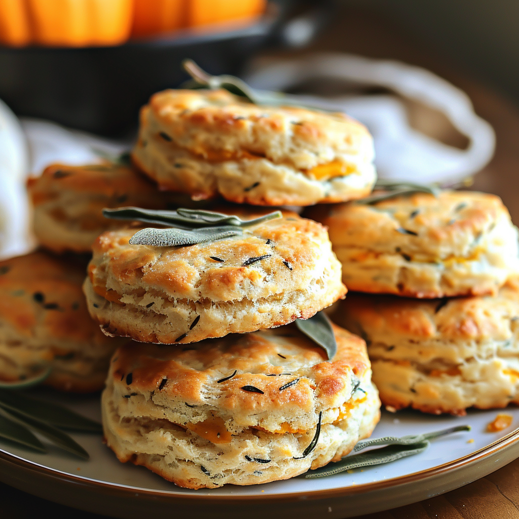 Pumpkin Sage Biscuits