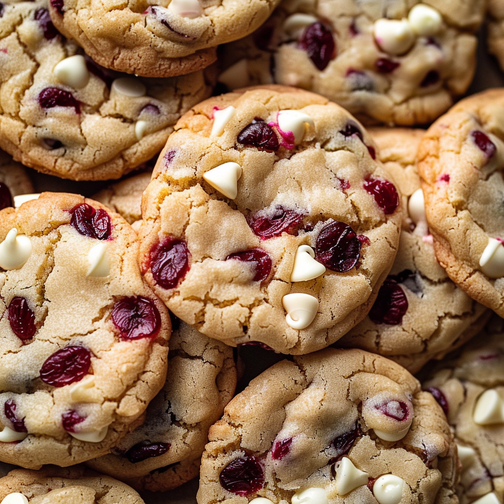 Soft-Baked White Chocolate Cranberry Cookies