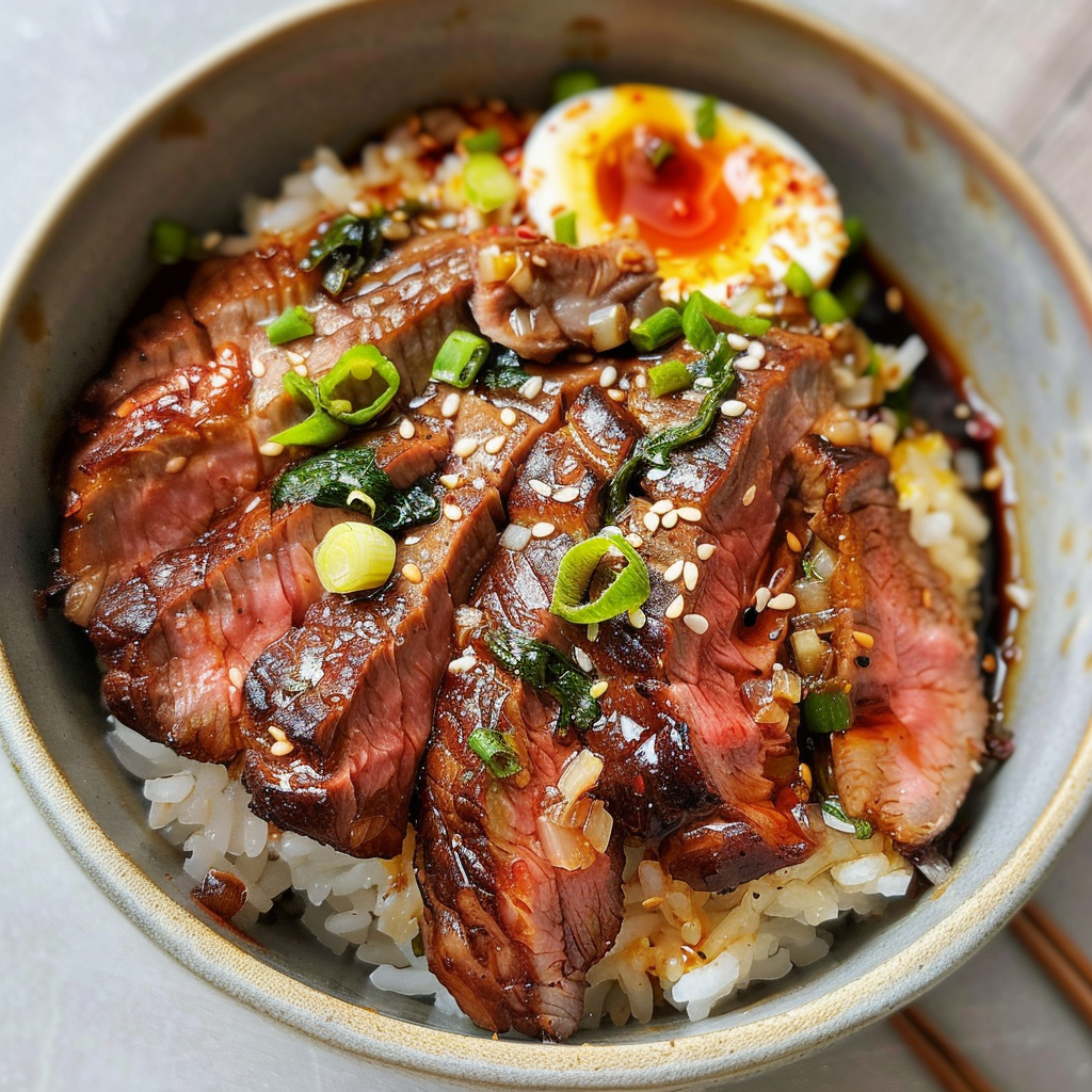 Teriyaki Steak Rice Bowl