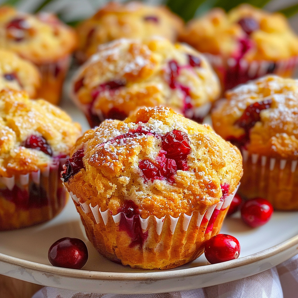 The Best Orange Cranberry Muffins Recipe