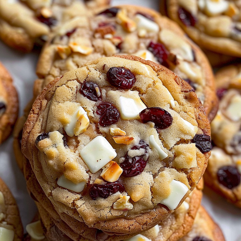 White Chocolate Cranberry Cookies