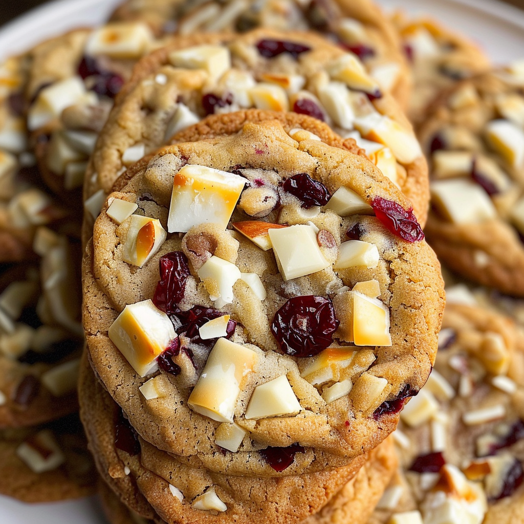 White Chocolate Cranberry Cookies