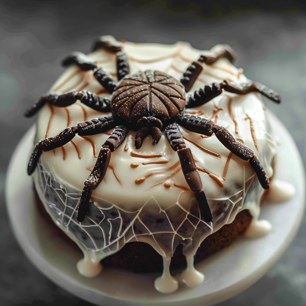 halloween Spider Cake