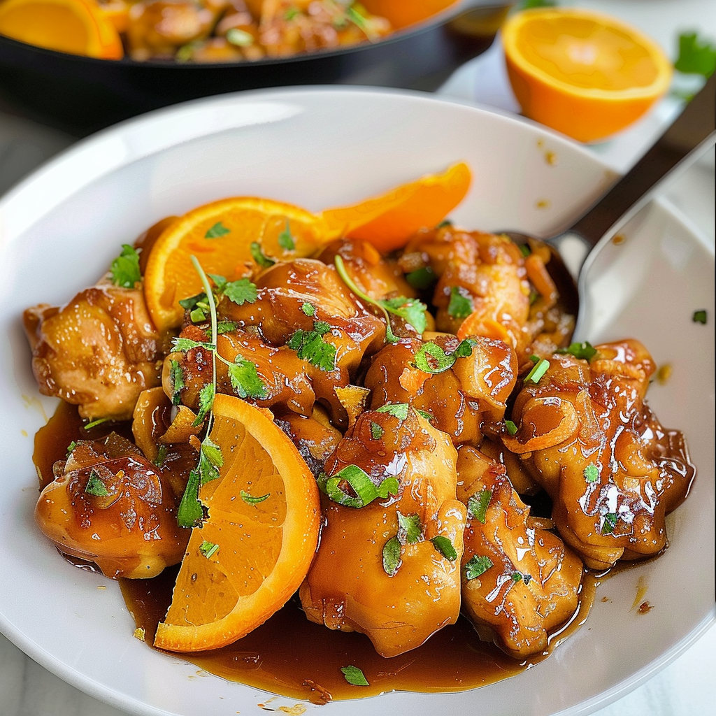 Asian Glazed Orange Chicken