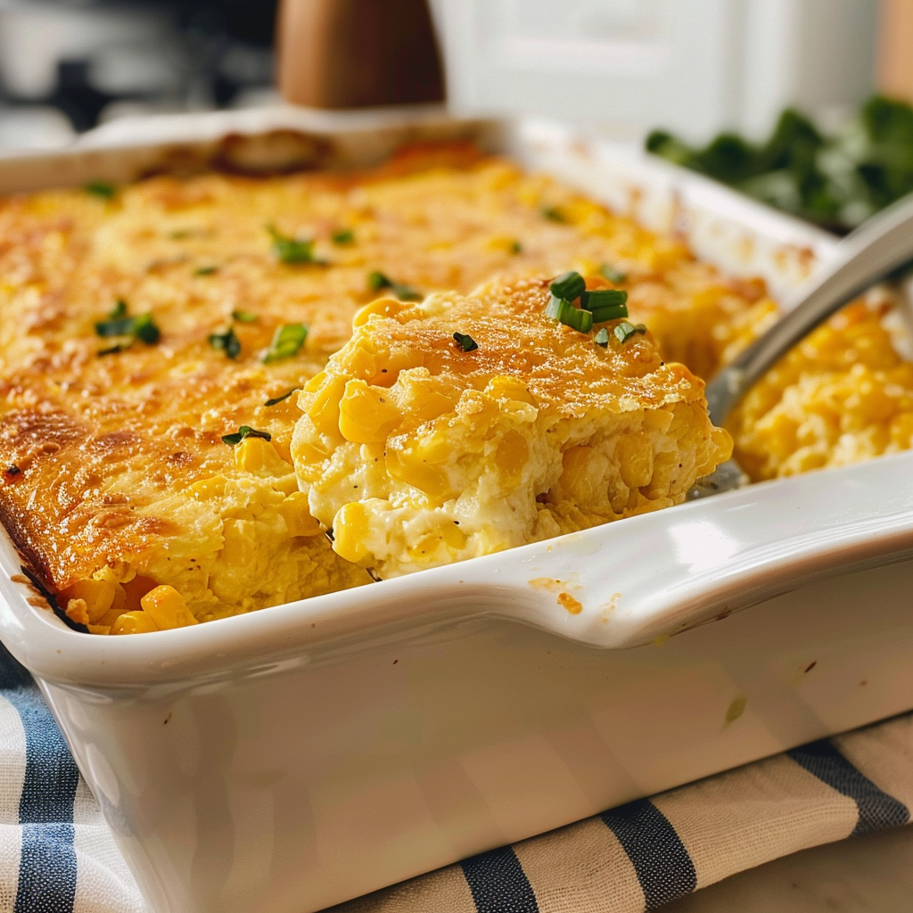 Awesome and Easy Creamy Corn Casserole