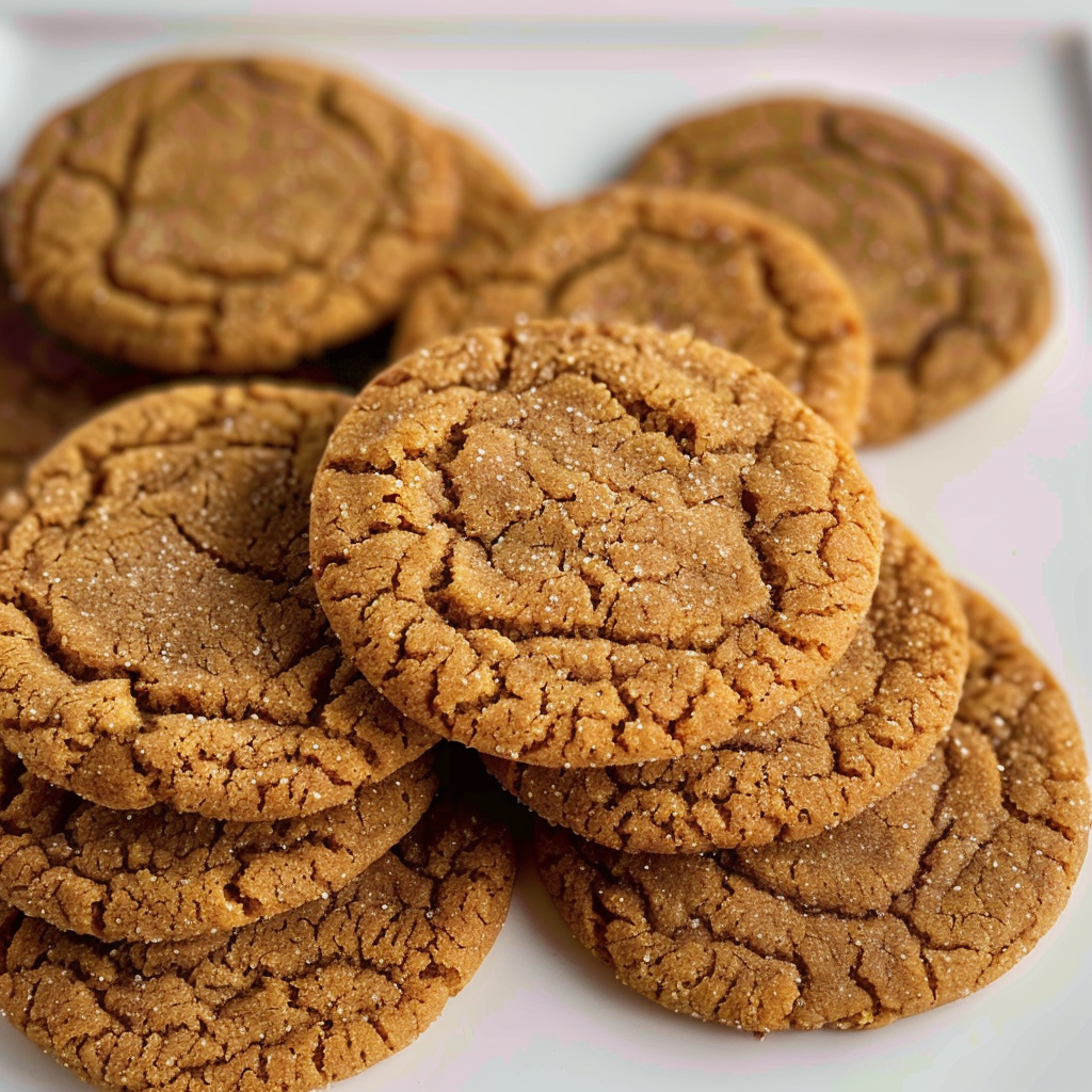 Big Soft Ginger Cookies