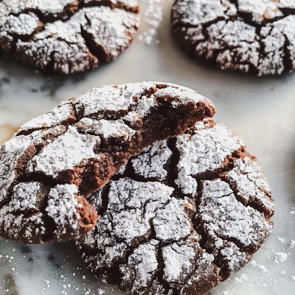 Chocolate Crinkle Cookies