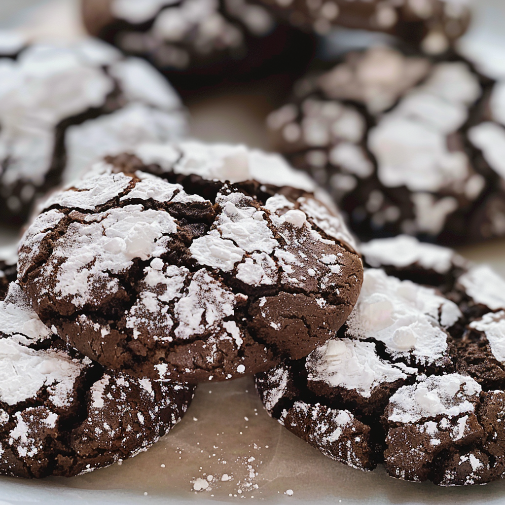 Chocolate Crinkle Cookies