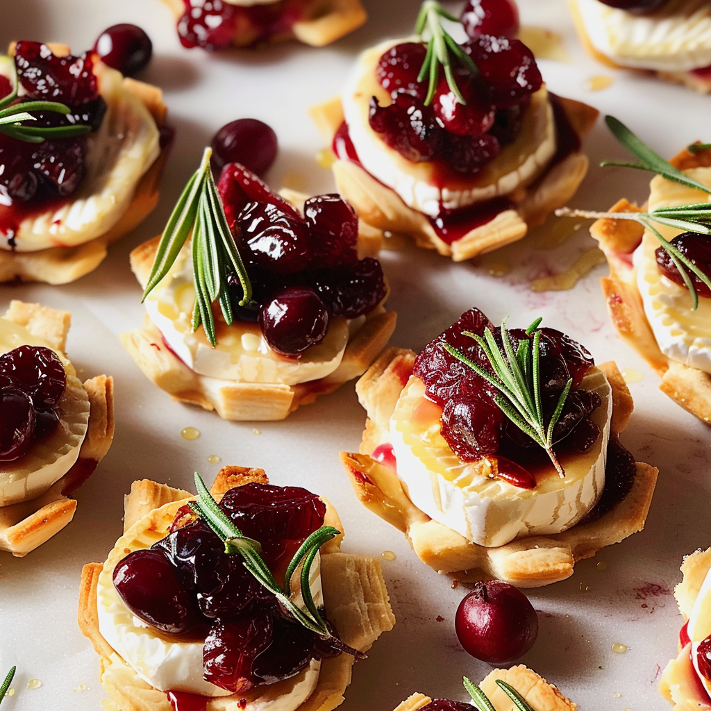 Cranberry Brie Bites
