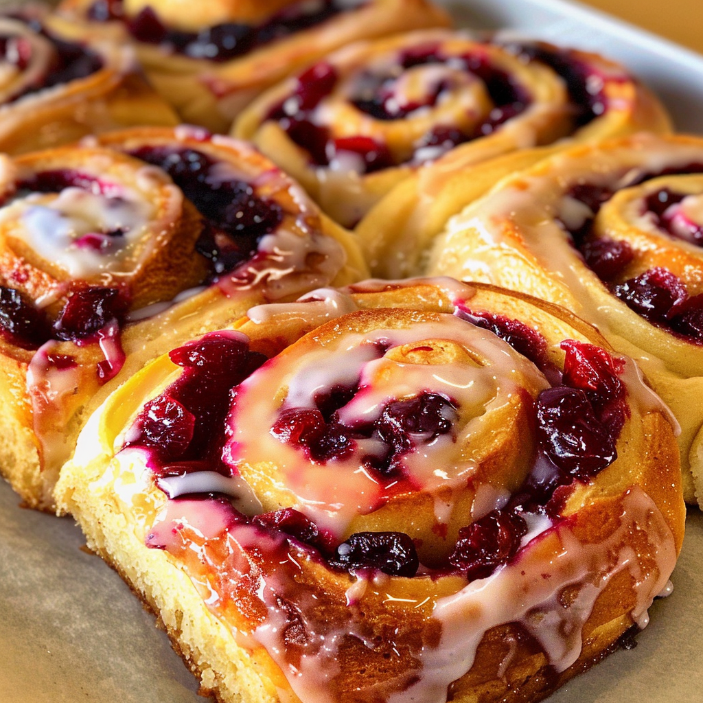 Cranberry Orange Rolls