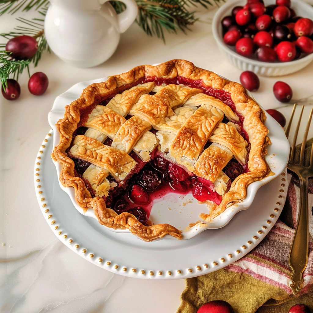 Cranberry Pie Recipe