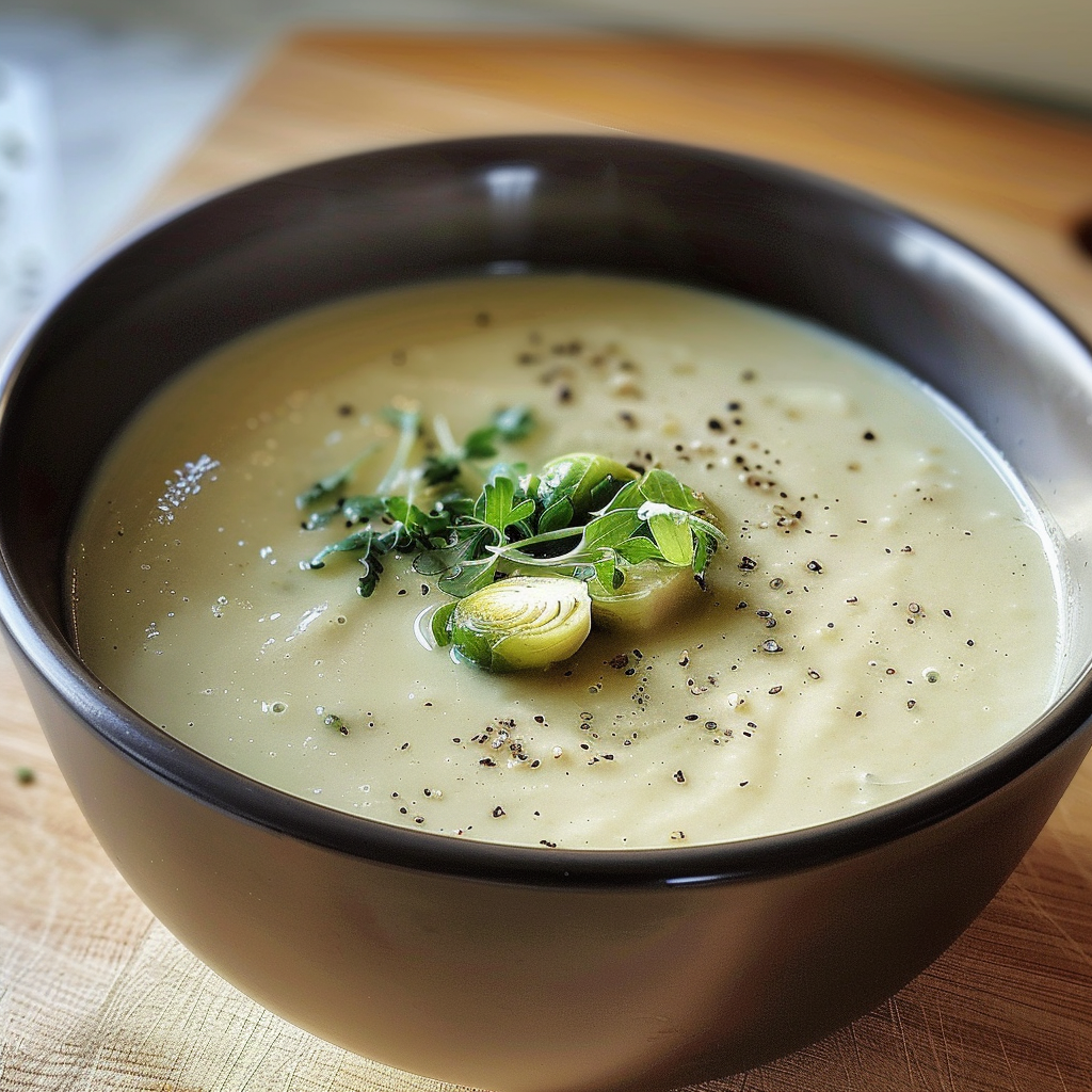 Cream of Brussels Sprouts Soup