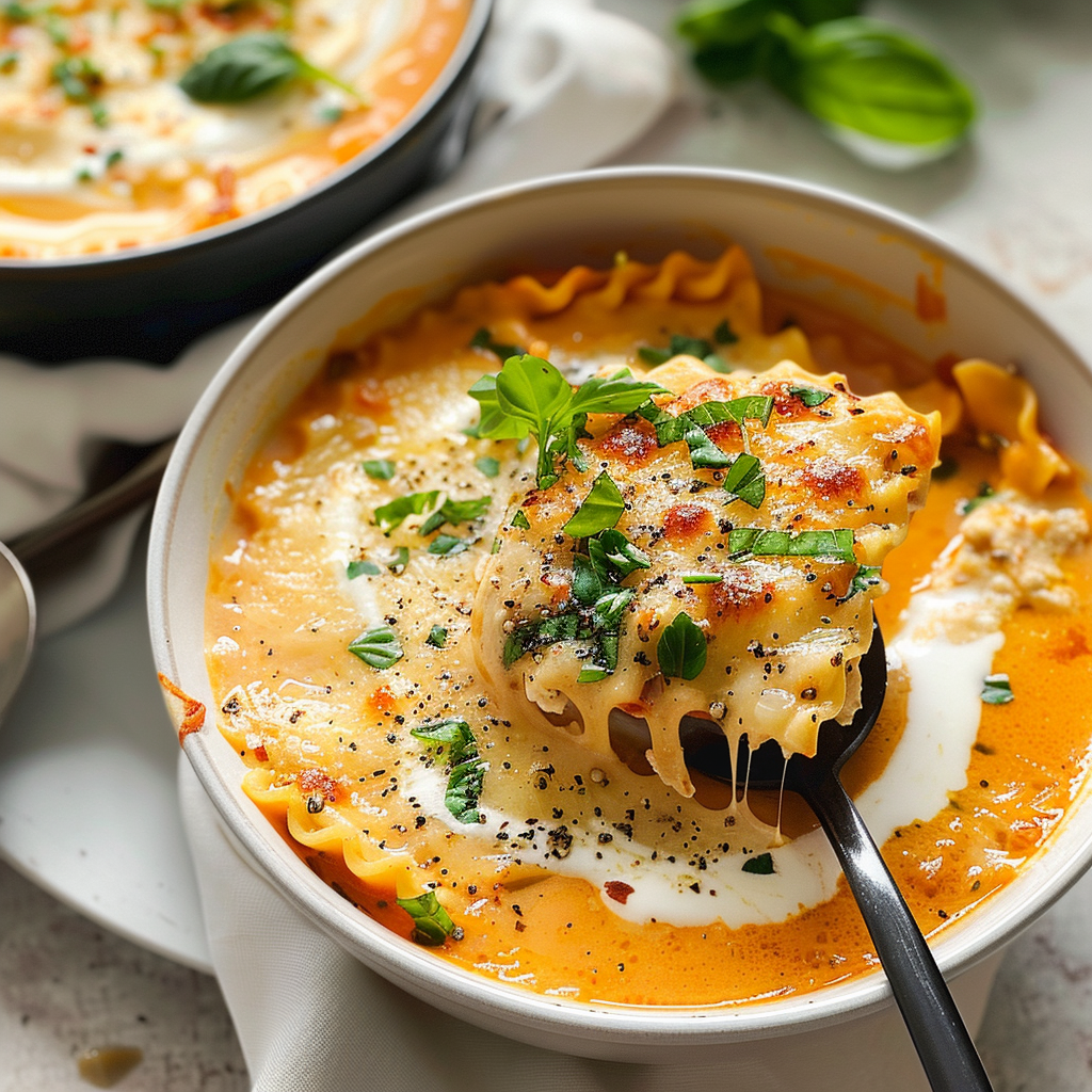 Creamy Lasagna Soup