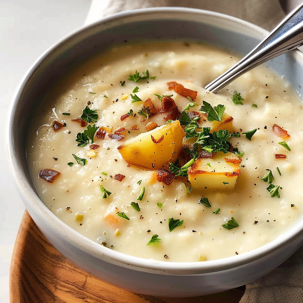 Creamy Potato Soup (featured full recipe below)