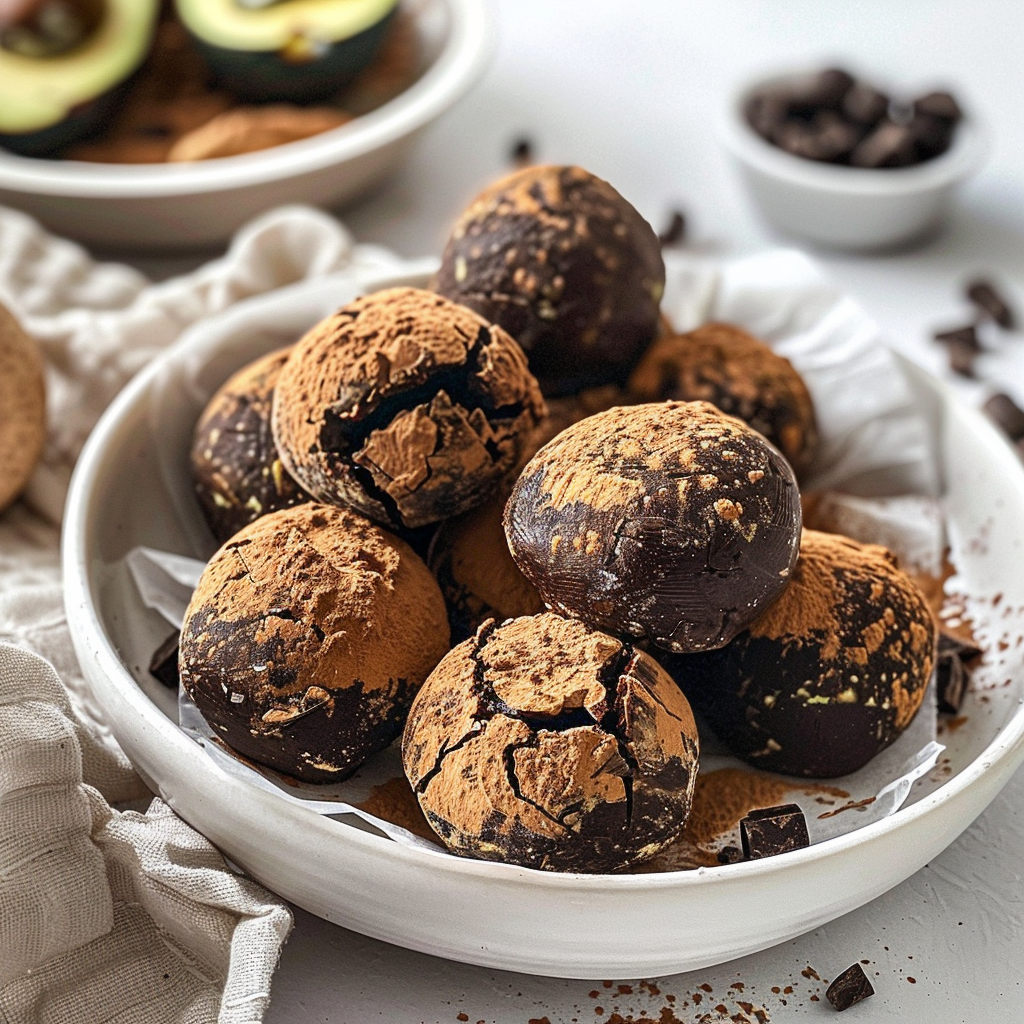 Easy Avocado Chocolate Truffles