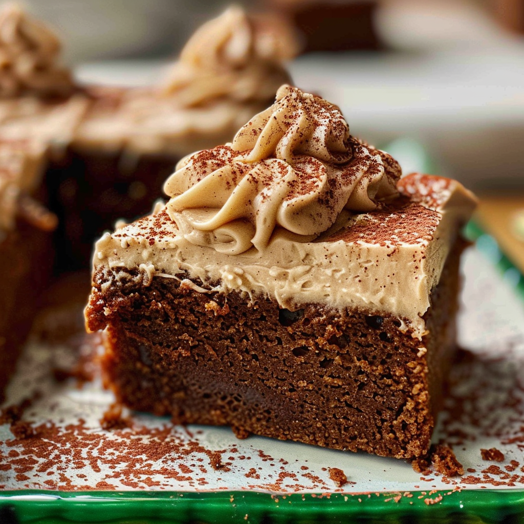 Gingerbread Cake with Cinnamon Molasses Frosting