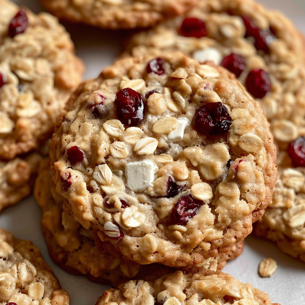 Gluten Free Oatmeal Cranberry Cookies