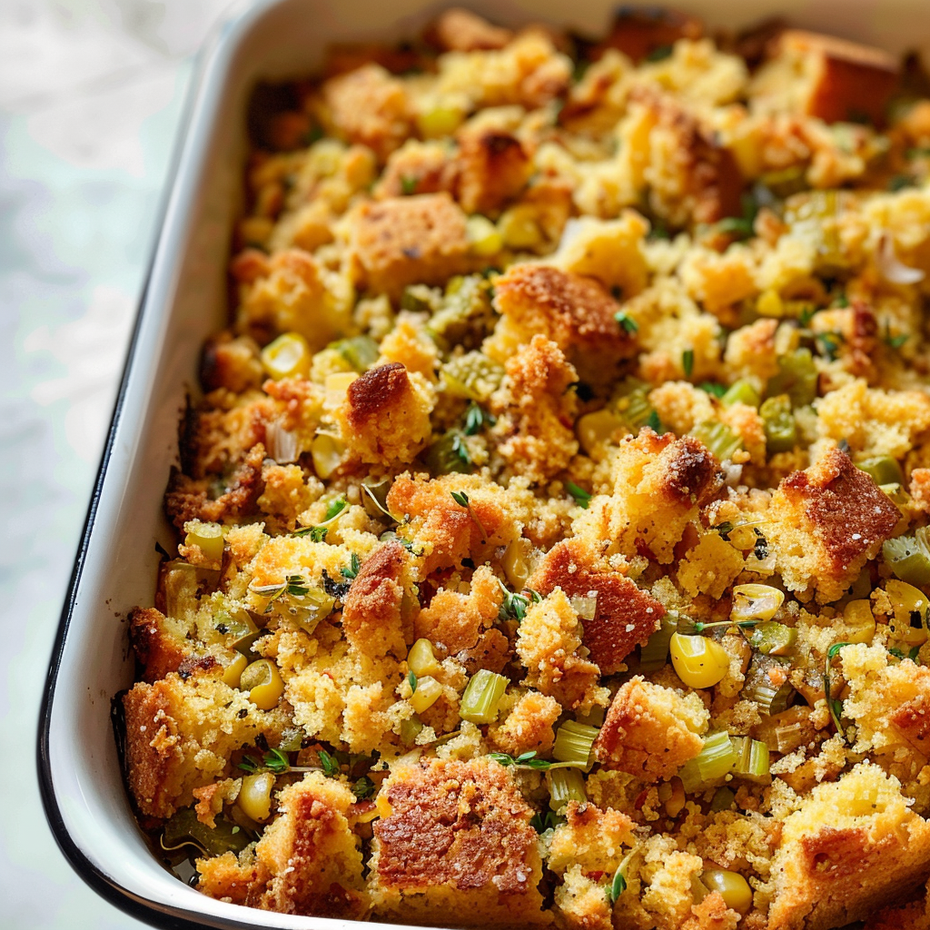 Grandma’s Southern-Style Cornbread Dressing
