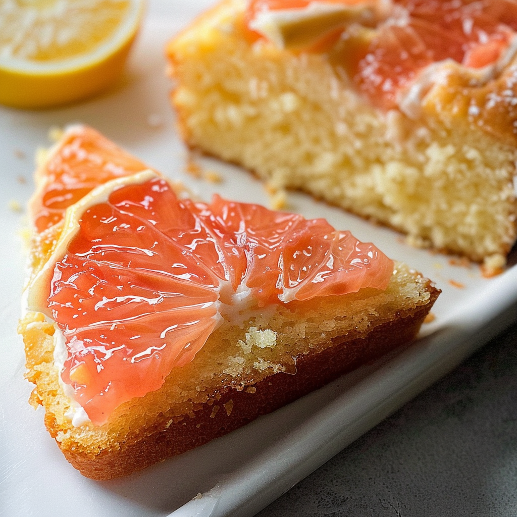 Grapefruit Yogurt Cake