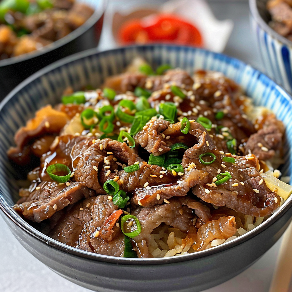 Gyudon (Japanese Beef Bowl)